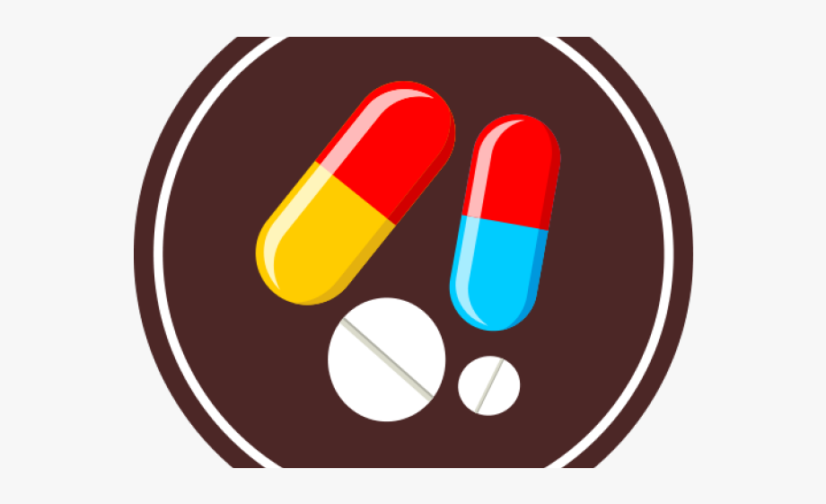 Drugs administration . Pill clipart oral medication
