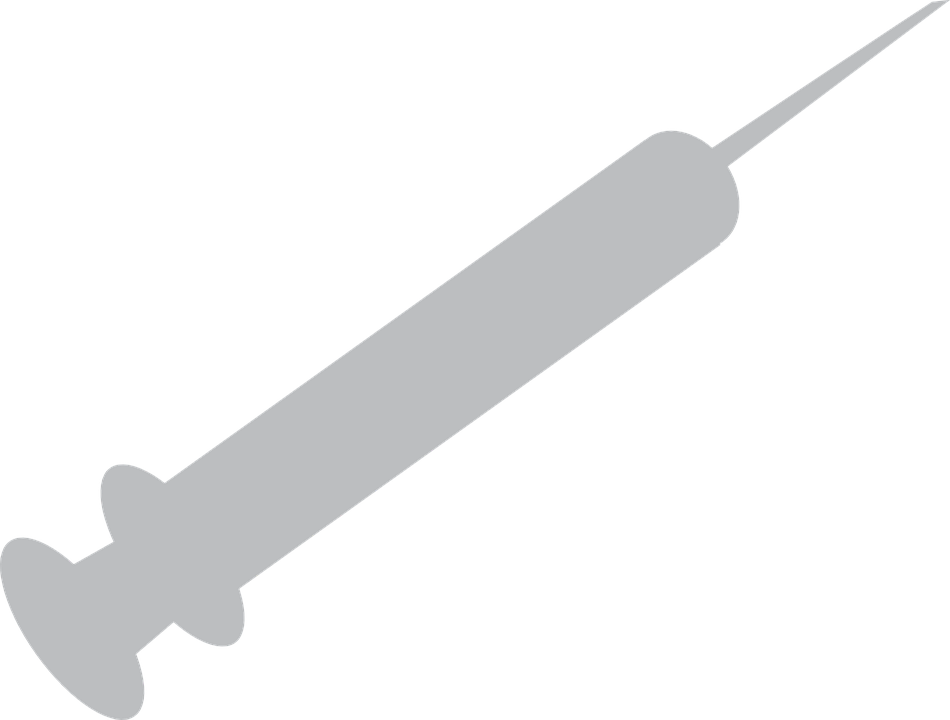 Narcolex drug syringe logo. Shot clipart vector