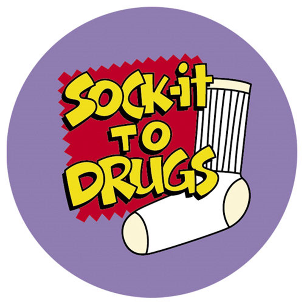 Drugs clipart. Sock it to stickers
