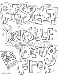drugs clipart coloring page