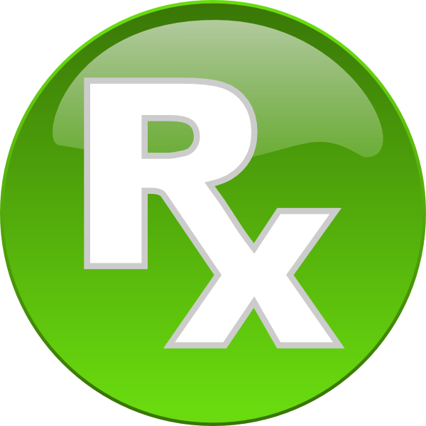 Rx medical button clip. Medicine clipart pharmaceuticals