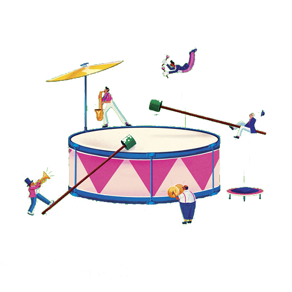 drums clipart circus