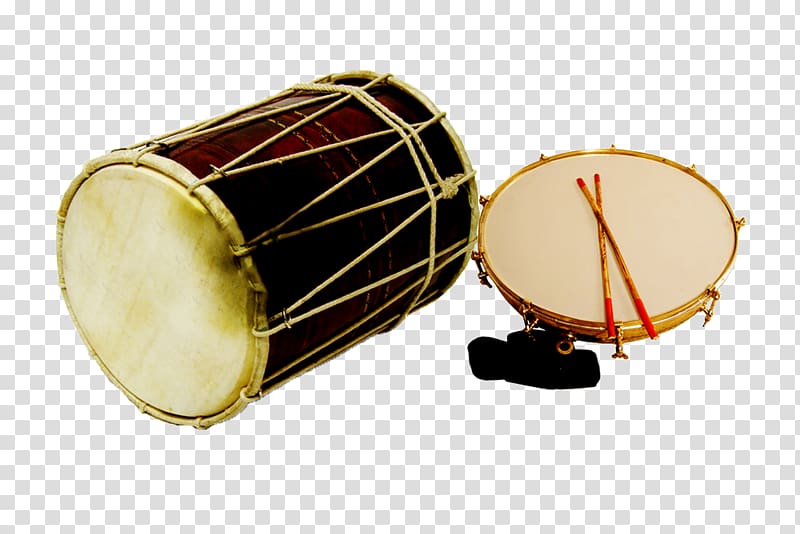 Two brown and black. Drum clipart dholak