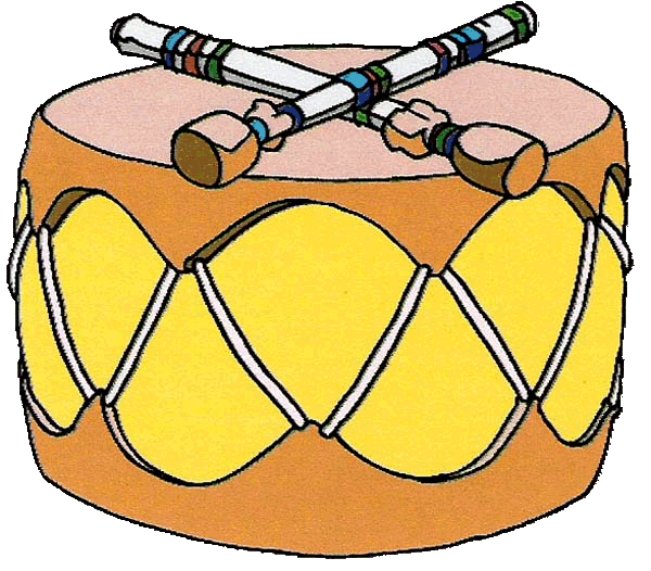 drums clipart drum indian