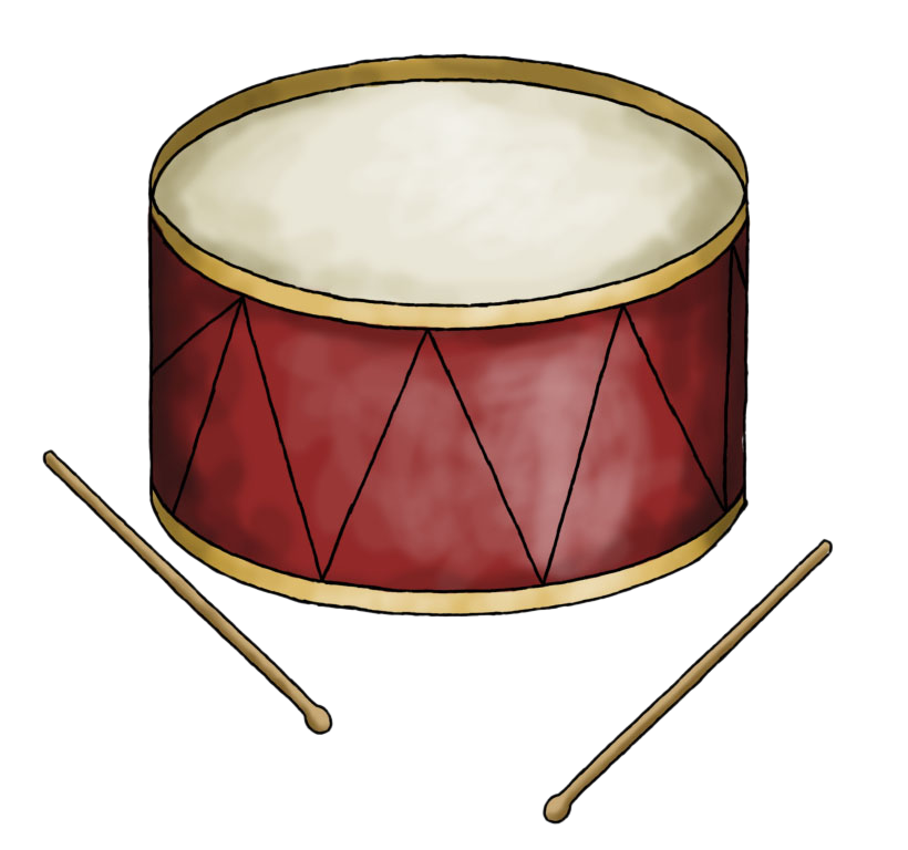 instruments clipart drum