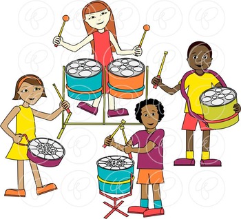drum clipart steel band