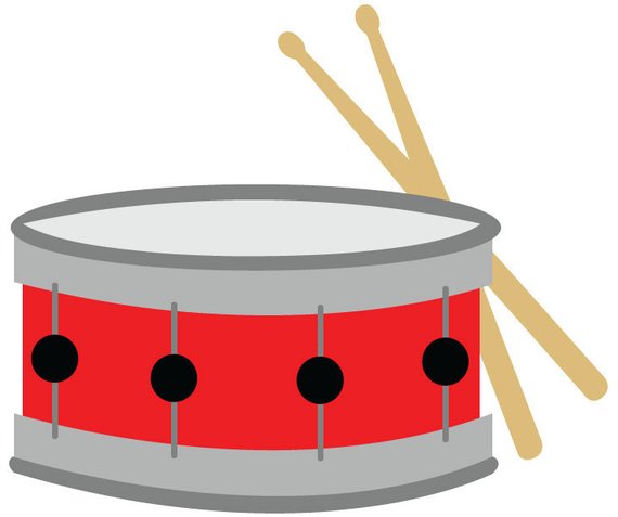 Snare clip art red. Drum clipart toy drum