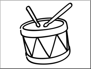 Drums clipart color. Clip art basic words
