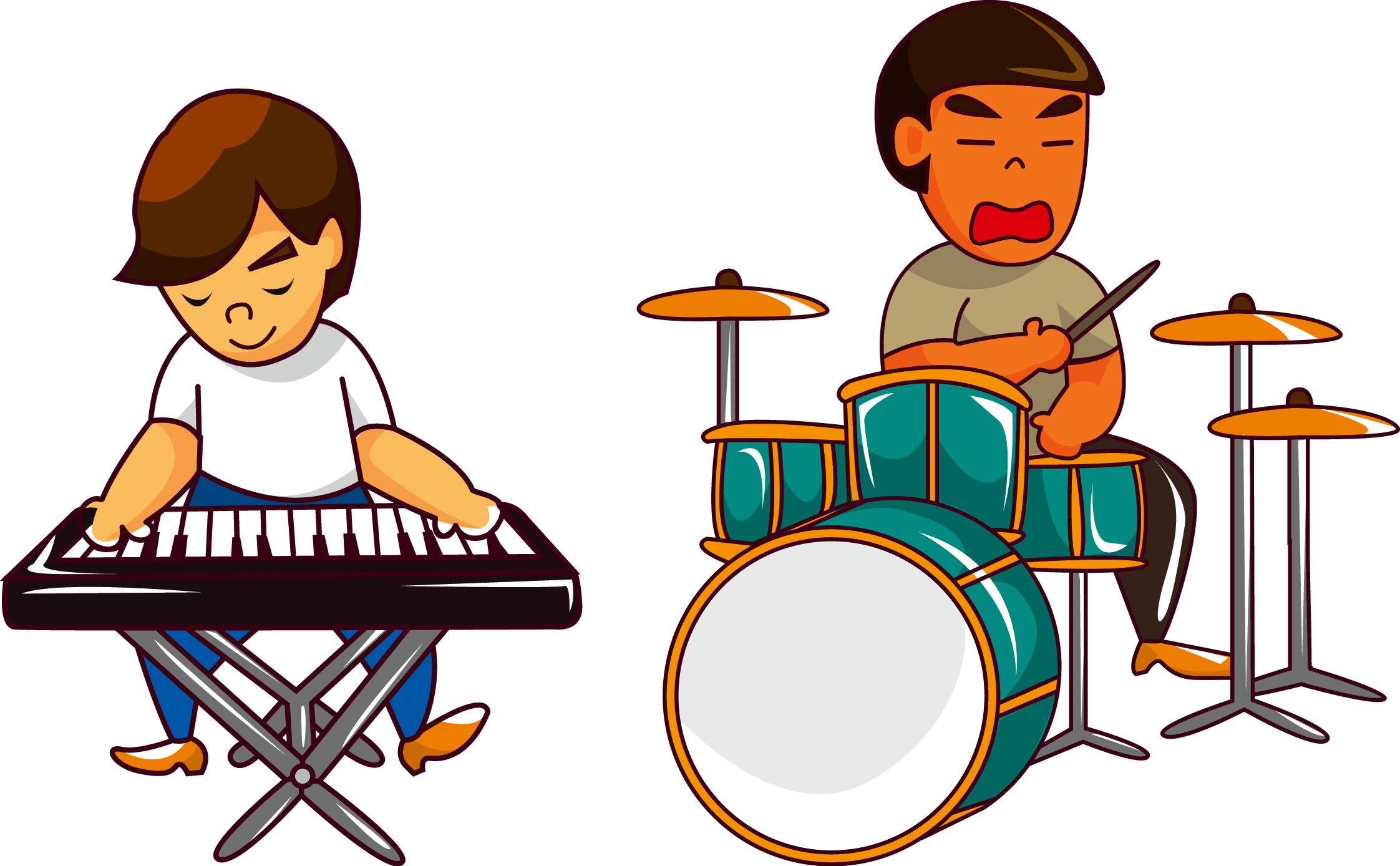 drums clipart ensemble