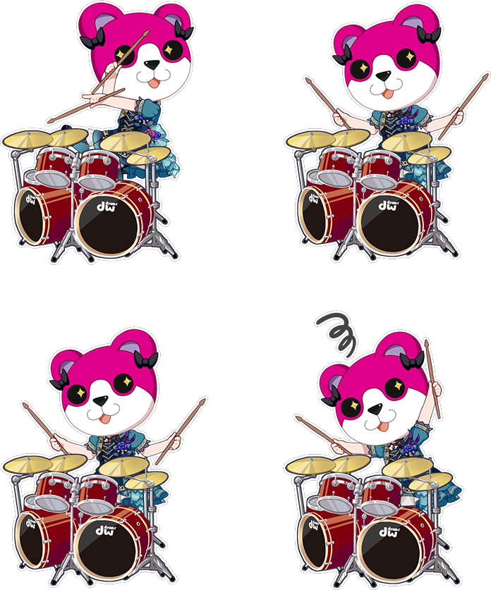 drums clipart pastel baby