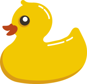 Rubber duck clip art. Ducks clipart vector