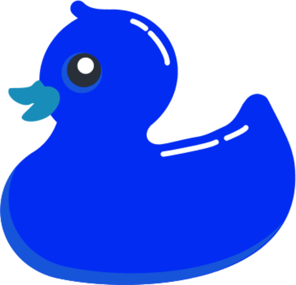duck clipart colored