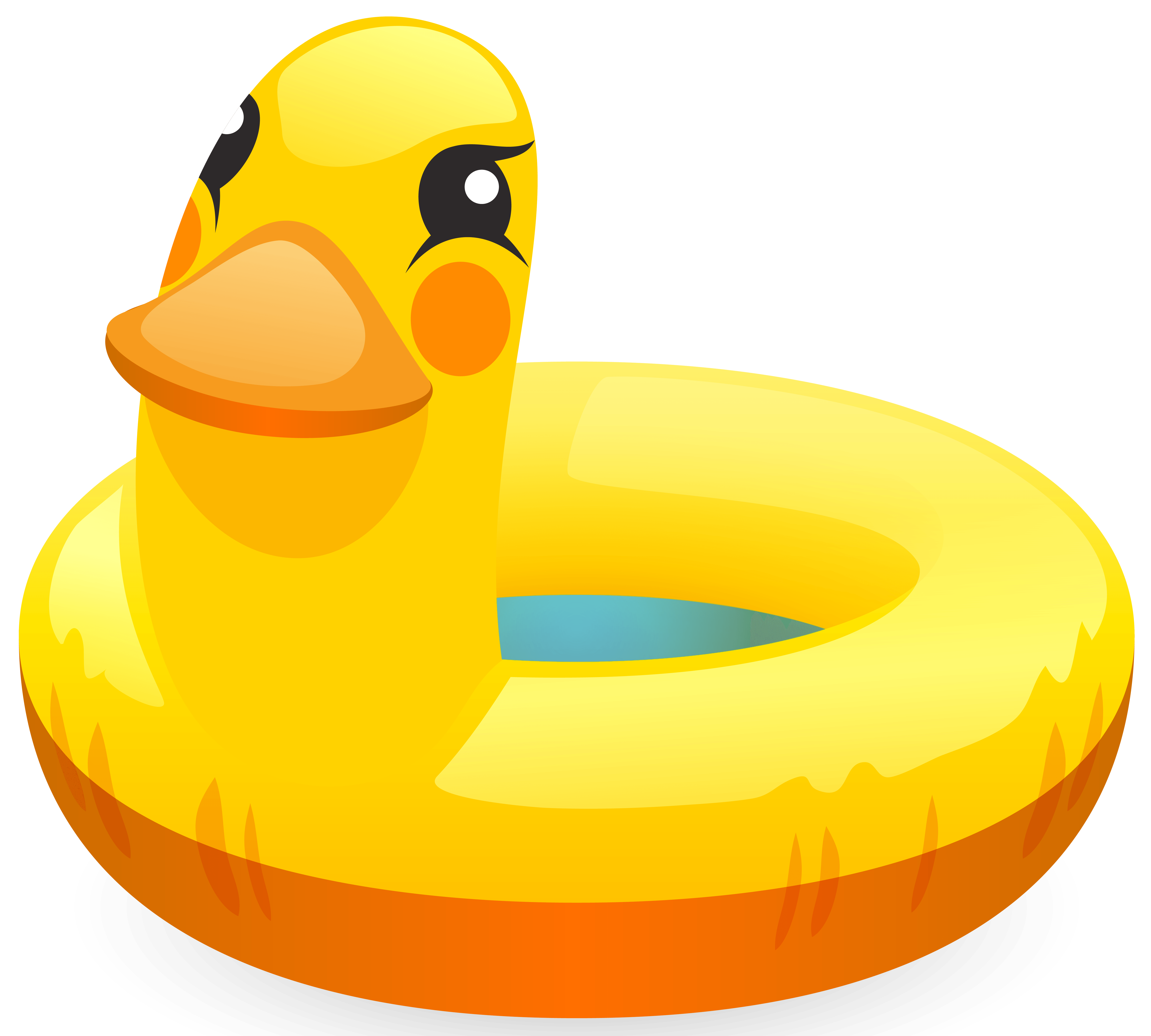 duck clipart swimming