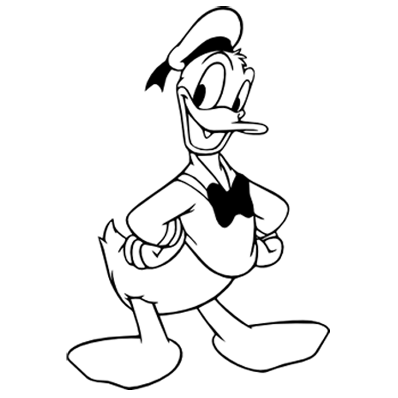 Duckling clipart black and white. Donald duck images bedwalls