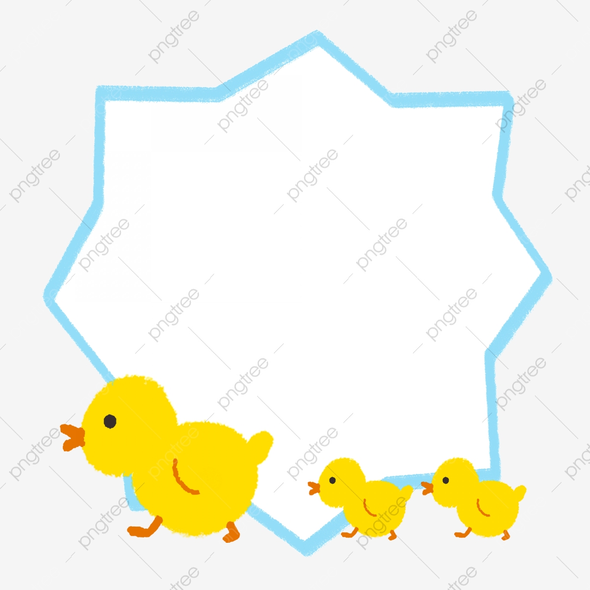 duckling clipart border