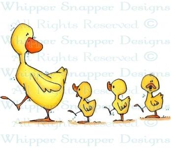 duckling clipart ducks in row