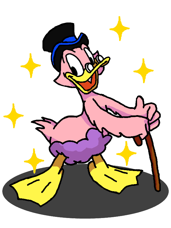 Duckling clipart fat duck. Shiny ducklett crooge mcduck