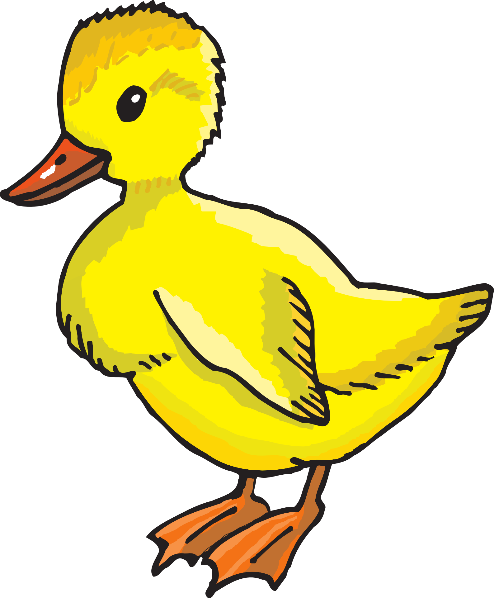 Duckling clipart follow me. Yellow frames illustrations hd