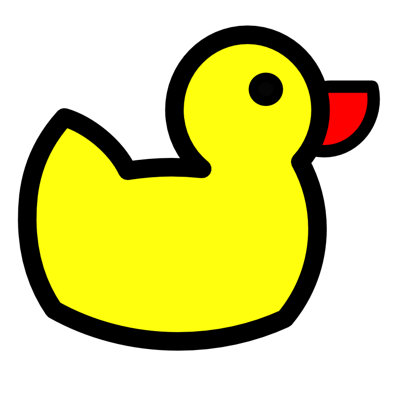 duckling clipart realistic
