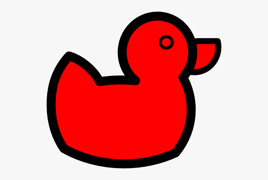 duckling clipart red duck
