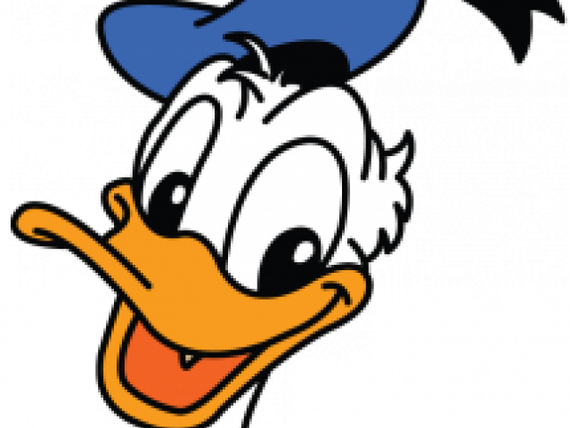 Duckling clipart simple. Drawn donald duck drawing