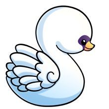 The ugly . Duckling clipart swan