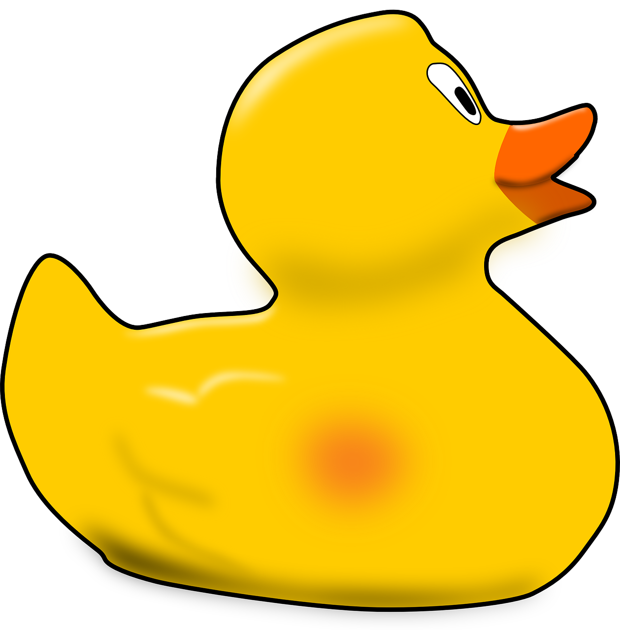 Bird duck yellow png. Duckling clipart toy