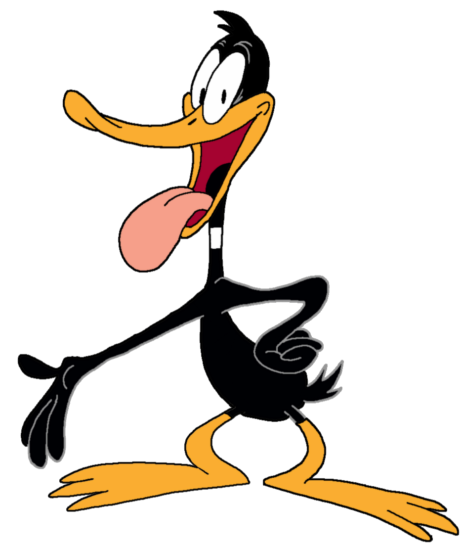 Duckling clipart webbed foot. Daffy duck wabbit wiki