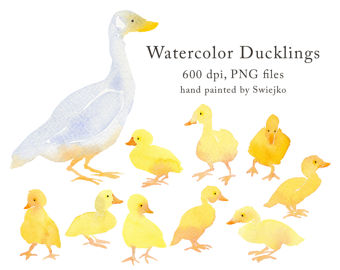duckling clipart yellow animal