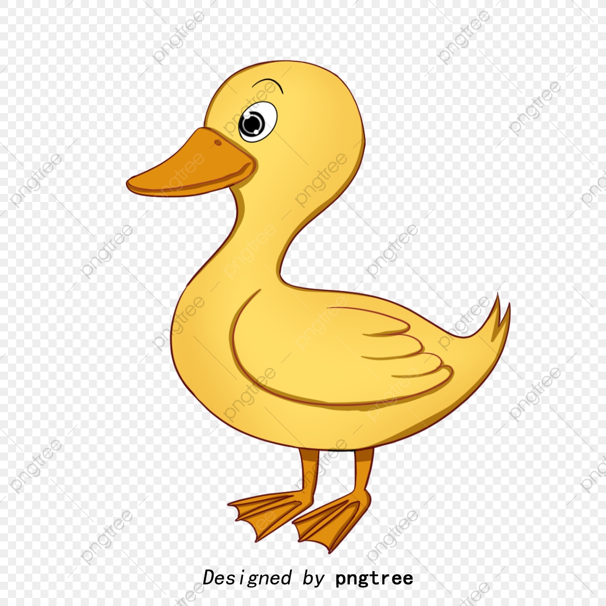 duckling clipart yellow animal