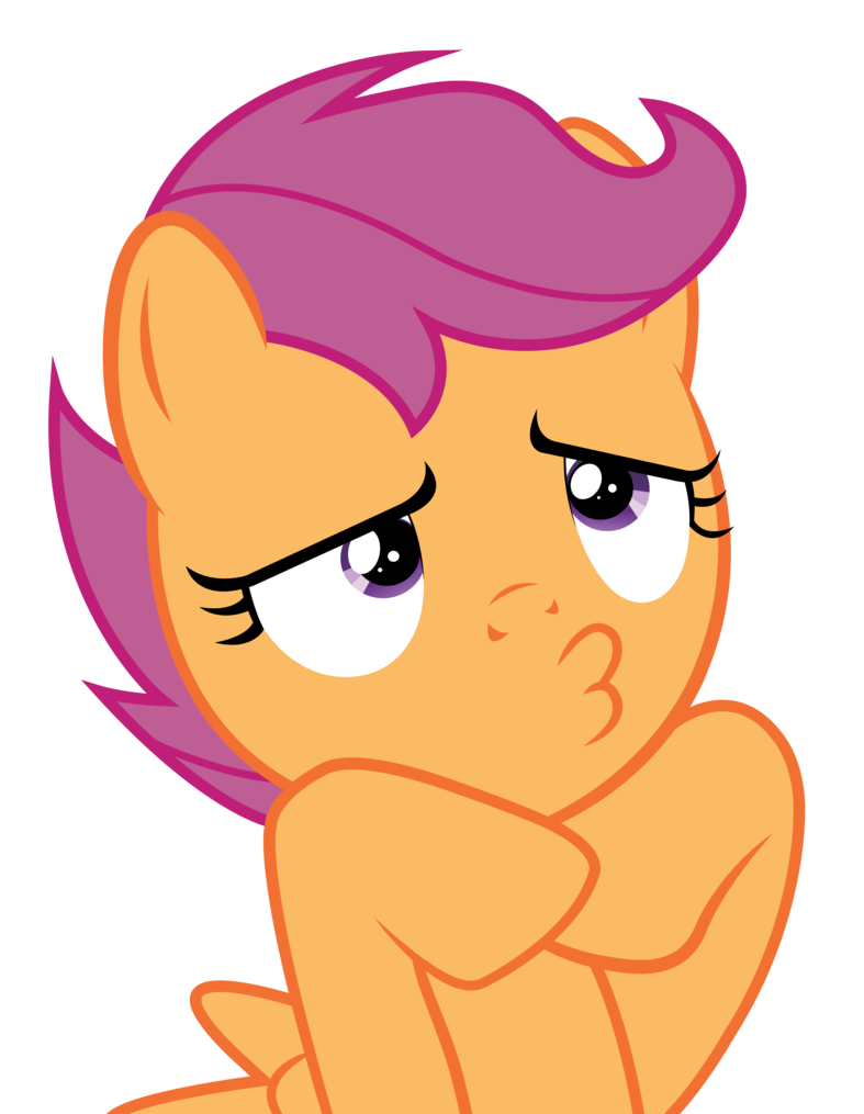 Scootaloo by joemasterpencil on. Ducks clipart duck face