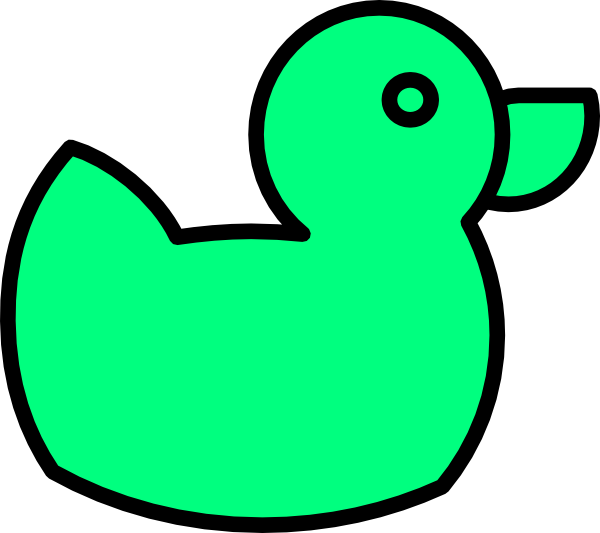 Ducks clipart green. Duck clip art at
