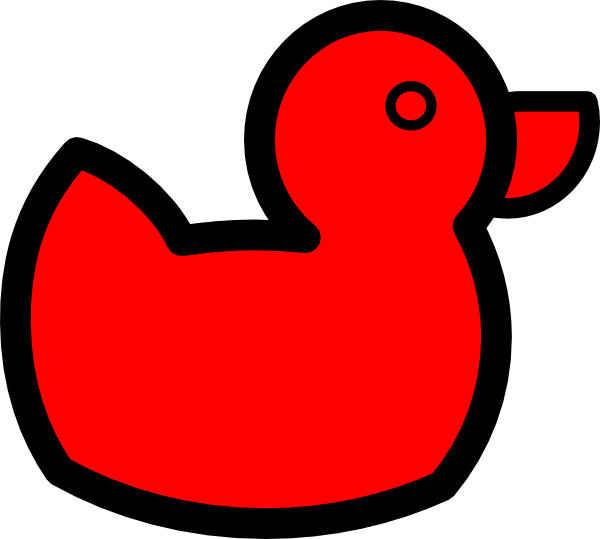 ducks clipart red duck