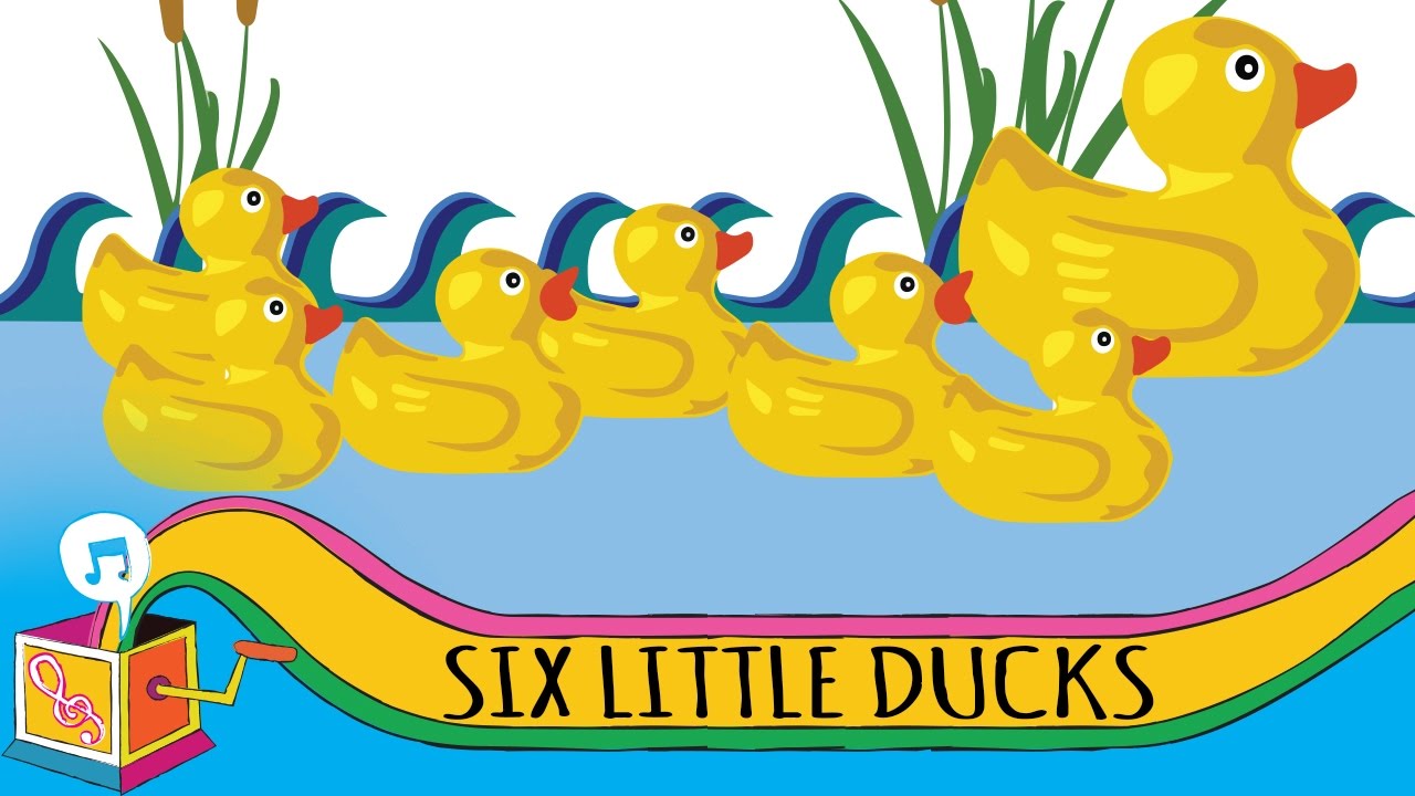 Animated karaoke . Ducks clipart six little ducks