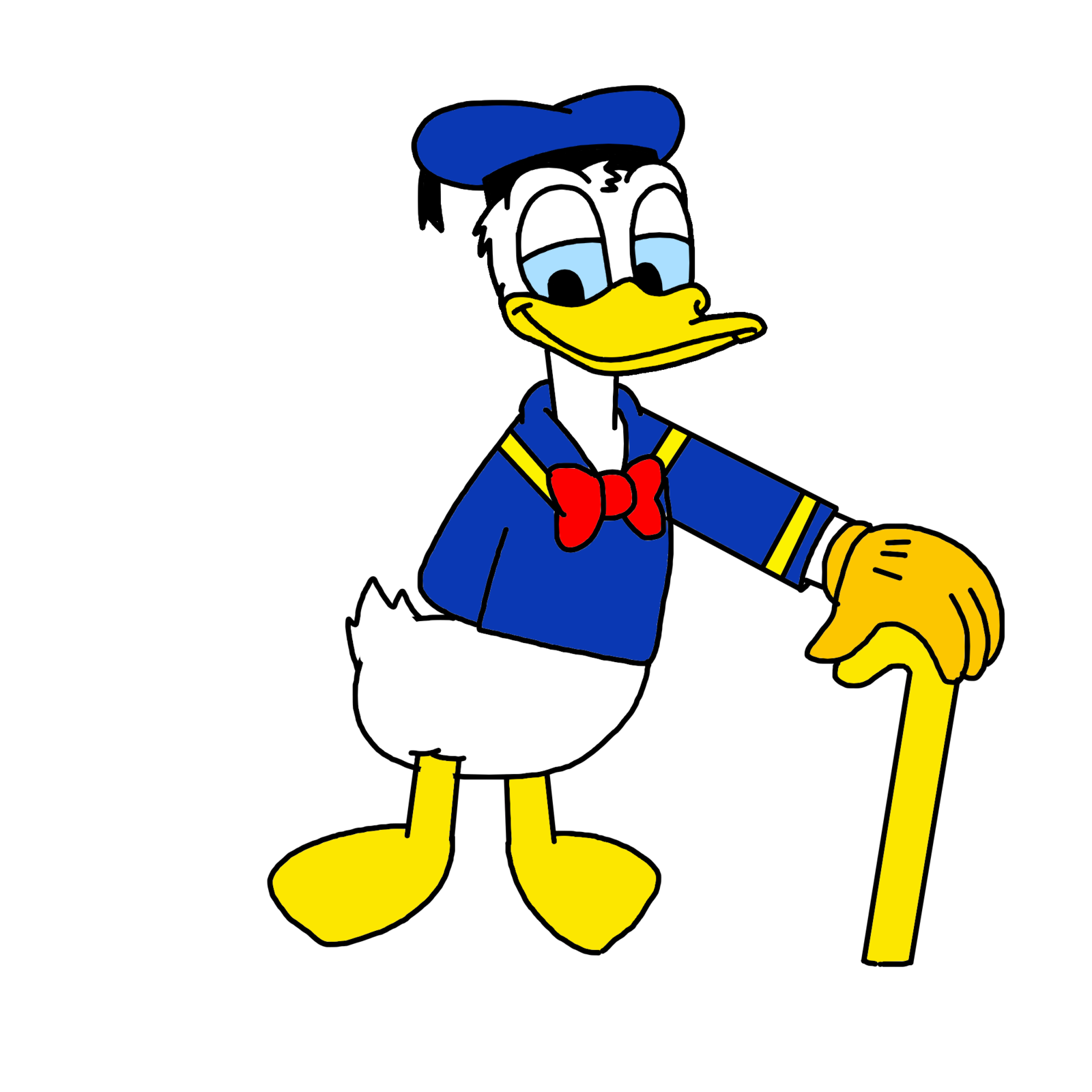 Donald duck look png. Ducks clipart thumbs up