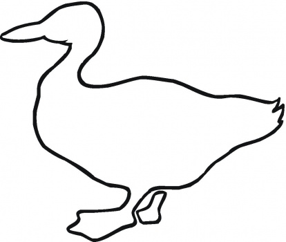 Ducks clipart water outline. Free of a duck