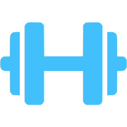 Caribbean icon free . Dumbbell clipart blue