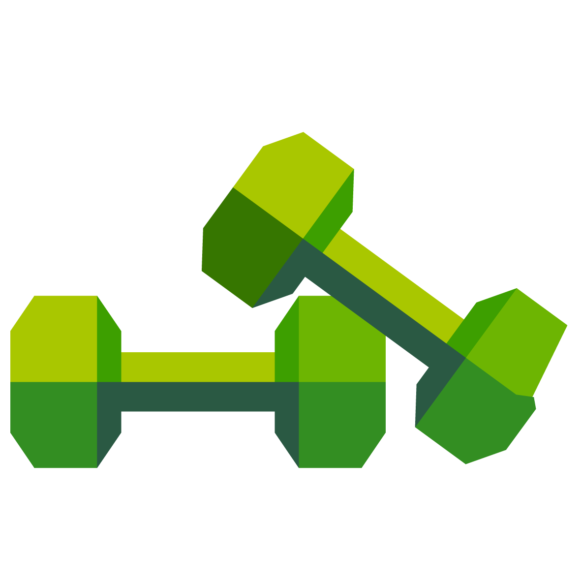 Dumbbell clipart personal fitness. Physical bodybuilding icon flat