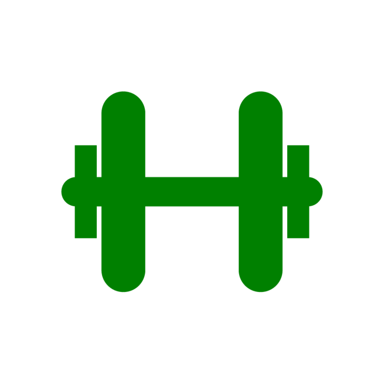 Dumbbells clipart healthy. Dumbbell free icons easy