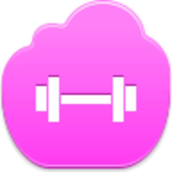 Dumbbell clipart purple. Barbell icon free images