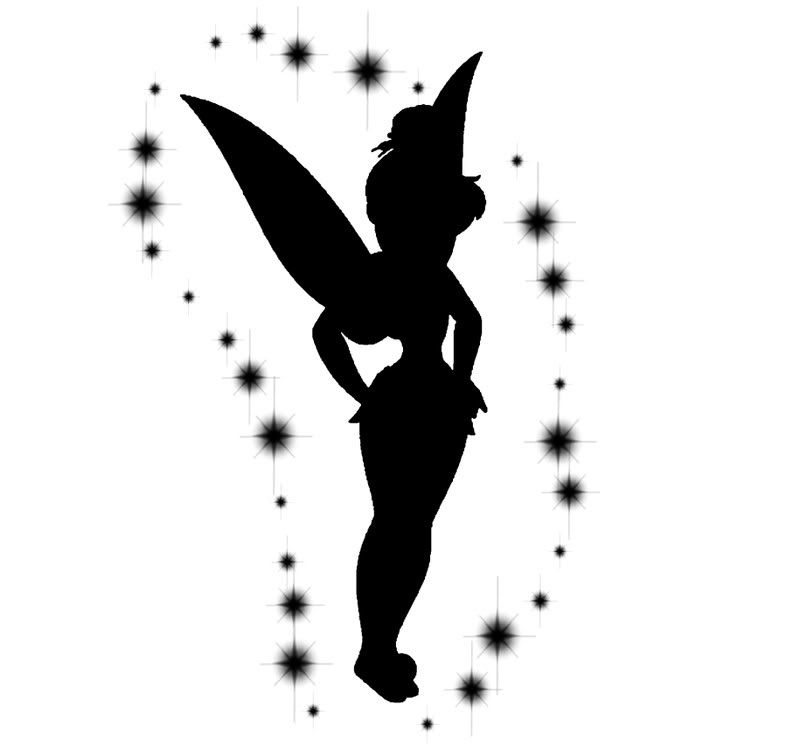 Dust clipart tinkerbell silhouette. With pixie help the