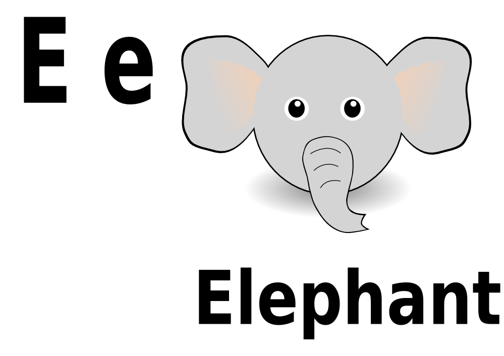 e clipart elephant