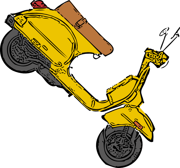 Clip art at clker. E clipart scooter