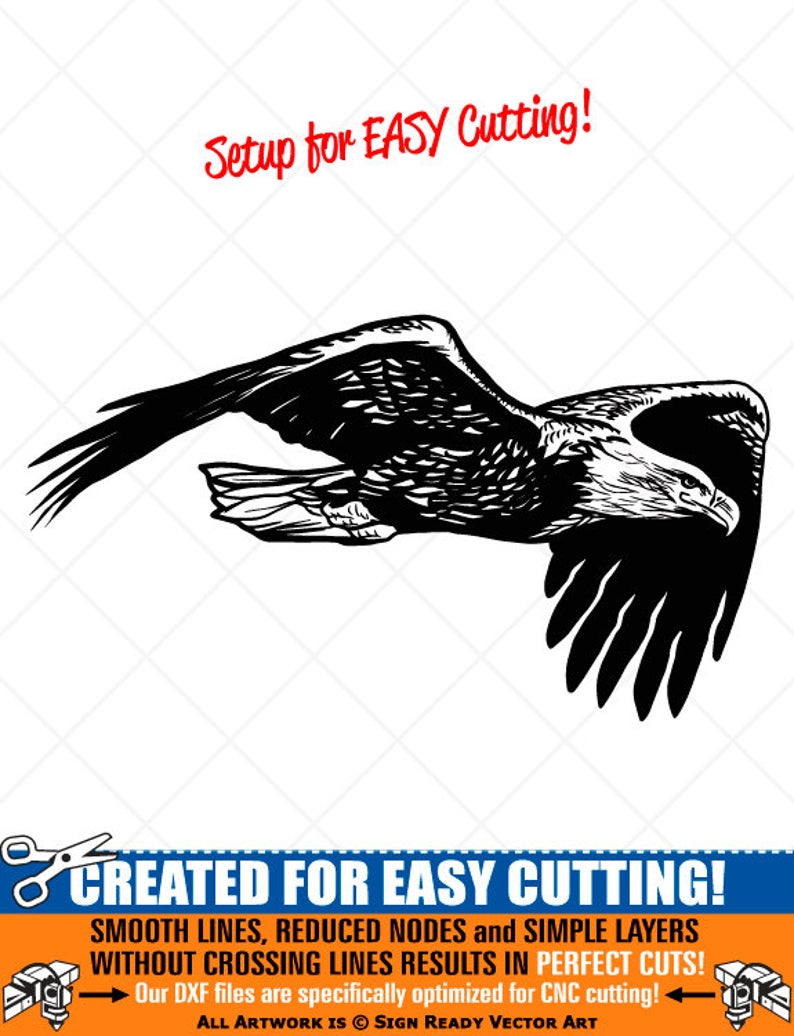 Detailed vector clip art. Eagle clipart artwork