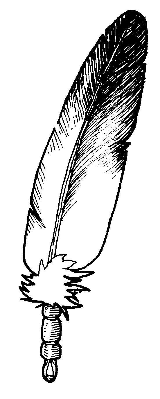 Eagle Feather Template Printable Sketch Coloring Page