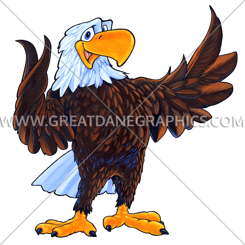 friendly clipart eagle