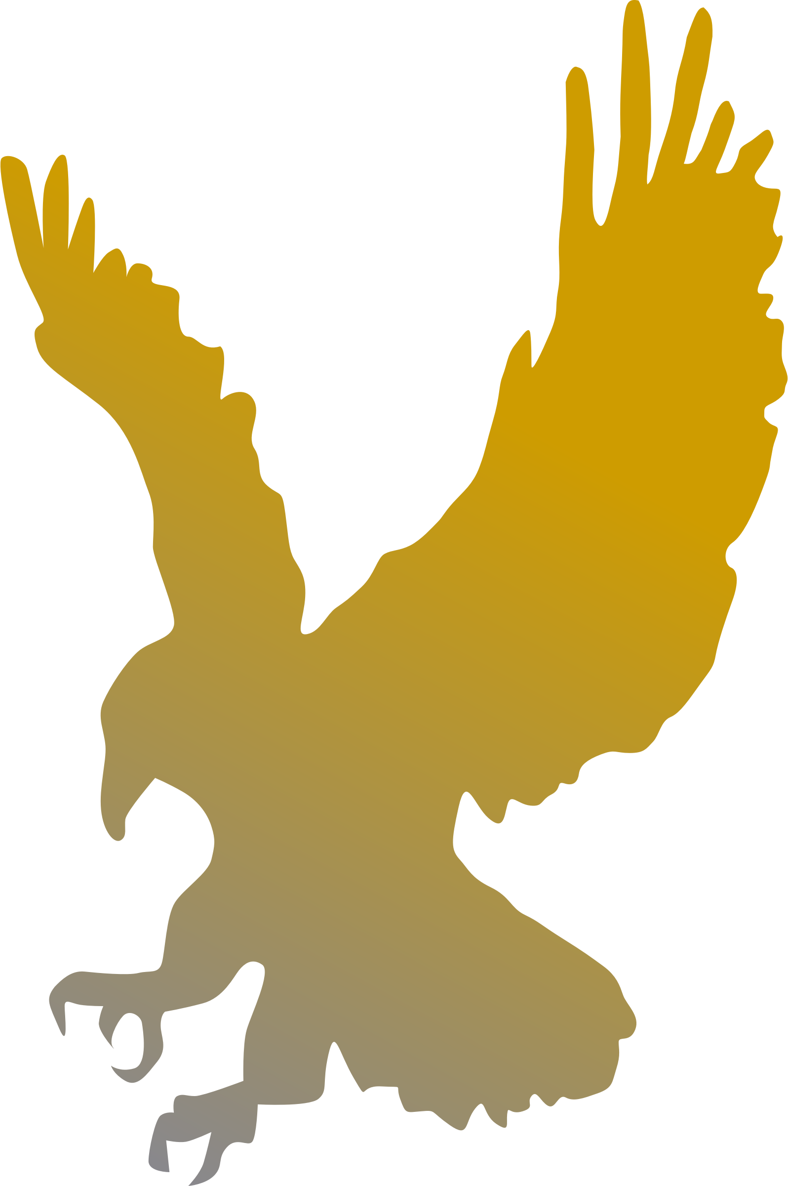 Golden eagle spread wing. Eagles clipart agila