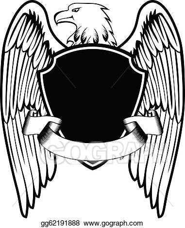 eagle clipart shield