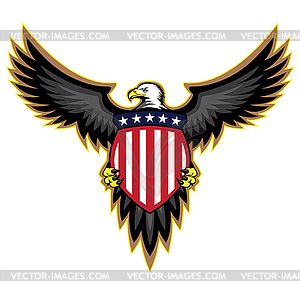 eagle clipart shield