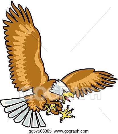 Eps vector eagle mascot. Eagles clipart air animal